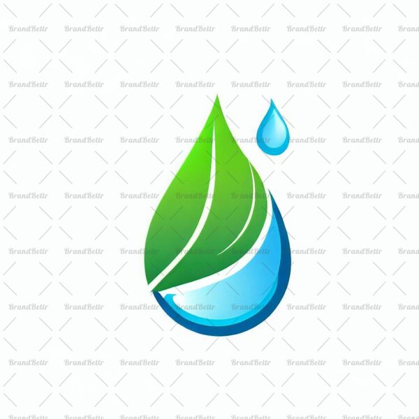 Wassertropfen und Blatt